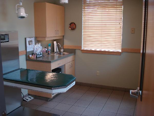 Our first exam room