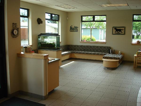 Our spacious waiting area with kid's nook and complimentary tea and coffee. Our spacious waiting area with kid's nook and complimentary tea and coffee.